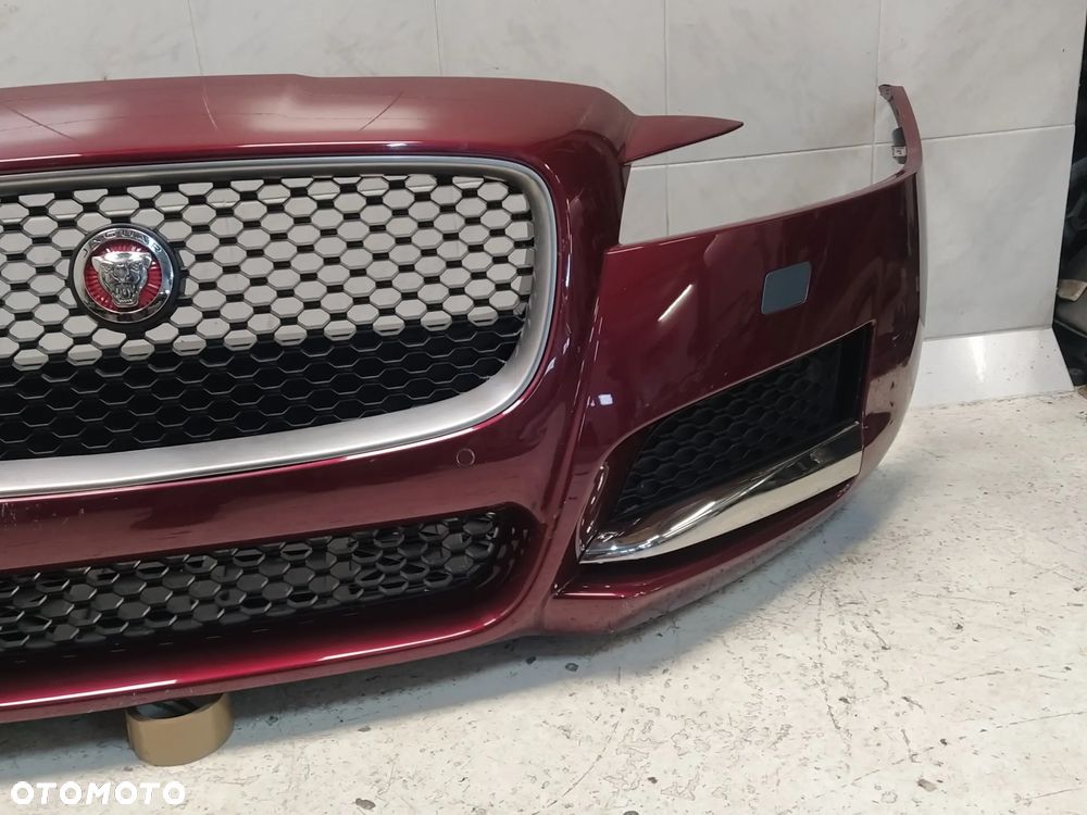 JAGUAR XF X260 ZDERZAK PRZÓD PRZEDNI KOMPLETNY 4XPDC SPRYSKIWACZE GRILL ATRAPA CHŁODNICY ZNACZEK WIĄZKA ORYGINAŁ - 6
