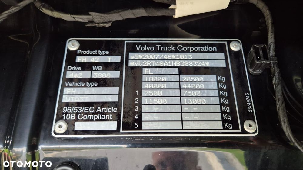 Volvo VOLVO///FH///500///2022/// GLOBETROTTER///XXL/// ALUFELGI///VIRTUAL COCPIT///TABLET///FULL LED///KLIMATYZACJA POSTOJOWA///ZABUDOWY MIĘDZYOSIOWE///KAMERA/// STAN BARDZO DOBRY - 40