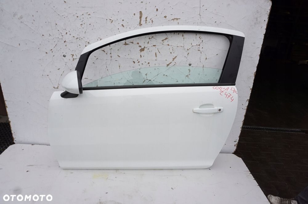 DRZWI LEWE OPEL CORSA D 3 DRZWIOWE Z474 FL - 1