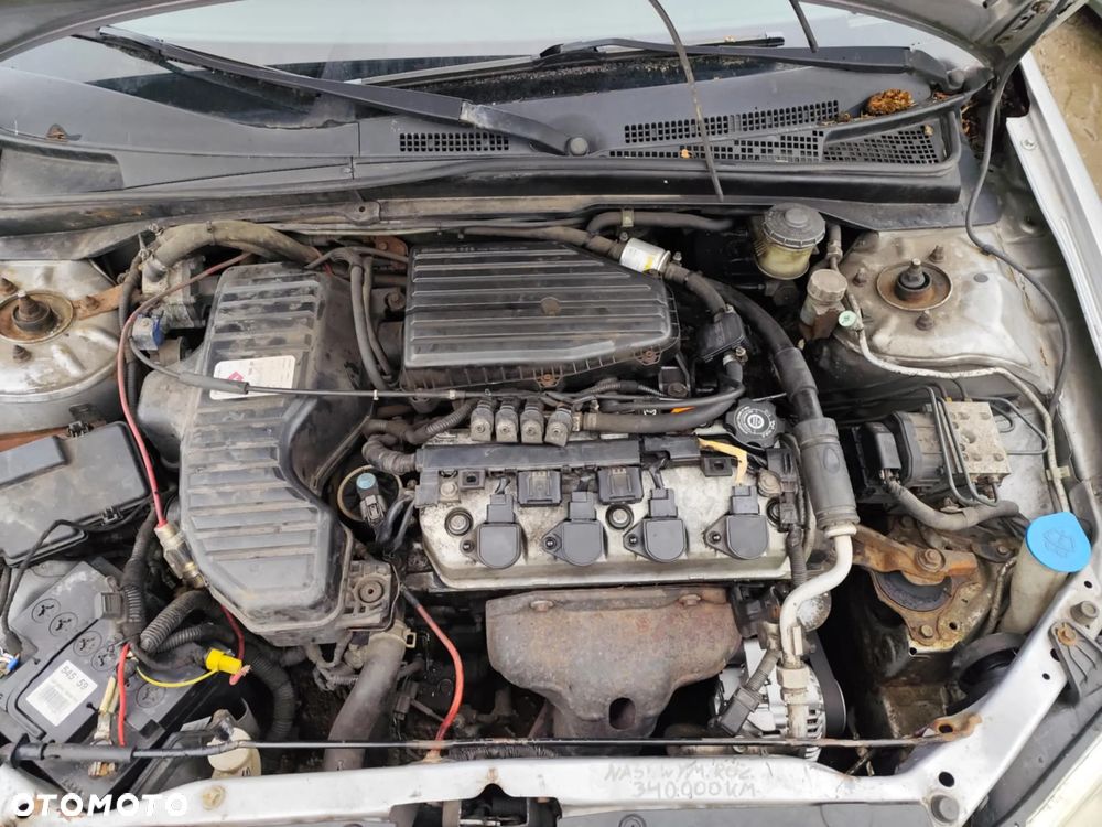 honda civic vii silnik d14z5 skrzynia sanki belka przód tył wahacz zacisk zwrotnica maglownica głowica - 2