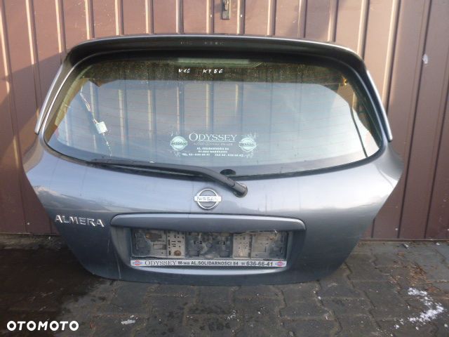 KLAPA TYŁ TYLNA KOMPLETNA NISSAN ALMERA N16 - 2