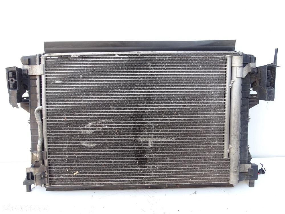 KOMPLET CHŁODNIC + WENTYLATOR 5Q0959455BE 1.5 TSI OCTAVIA III GOLF VII A3 - 1