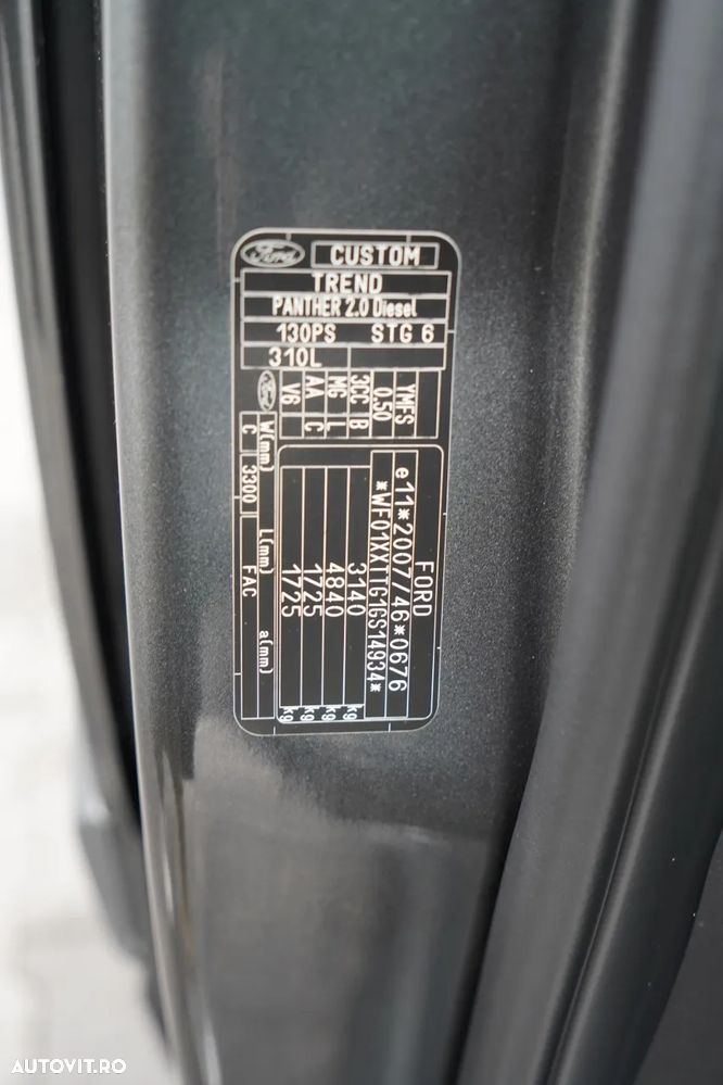 Ford TRANSIT / 9 LOCURI / MANUALĂ / DEALER POLONESE / CONTRACT DE REPARAȚIE POST-SERVICE - 35