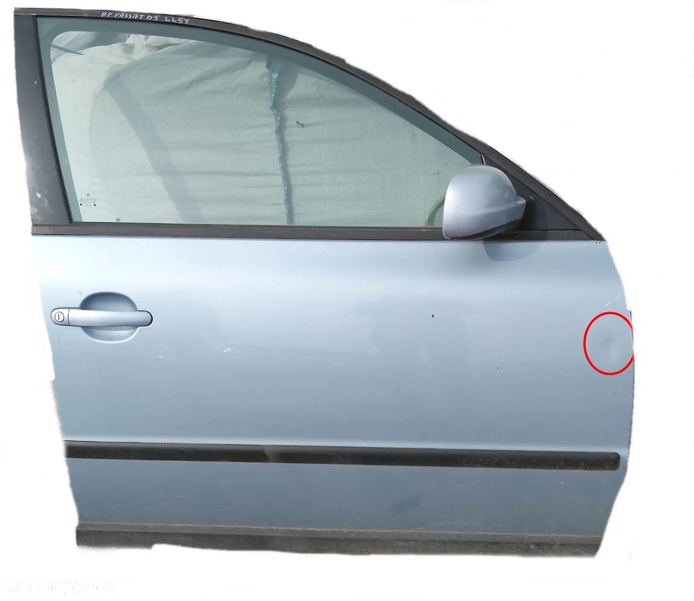 VW PASSAT B5 KOMBI DRZWI PRAWE PRZÓD PRZEDNIE LL5Y - 1