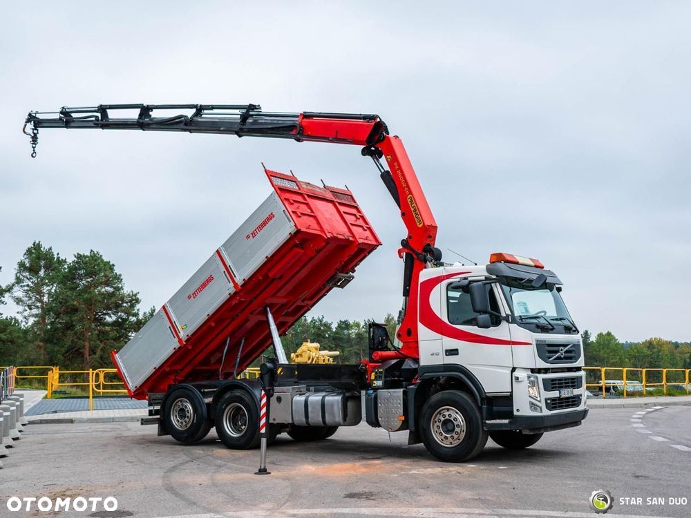 Volvo FM 410 6x2 PALFINGER PK 26002 EH Żuraw HDS Wywrotka Rotator - 3