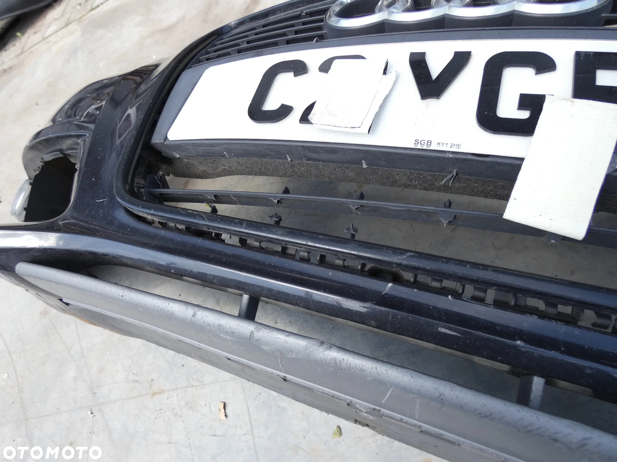 AUDI A3 8P LIFT S-LINE ZDERZAK PRZÓD PRZEDNI CZARNY LZ9Y GORLICE K02/86 - 7
