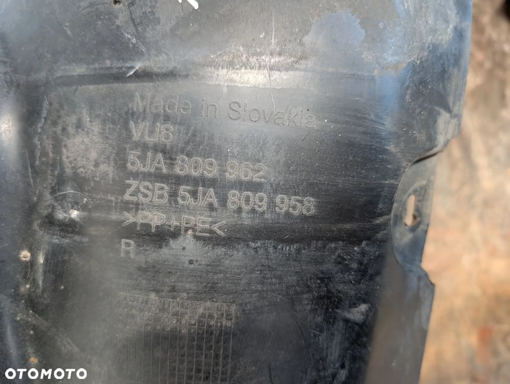 NADKOLE PRZEDNIE LEWE PRAWE SEAT TOLEDO  RAPID  5JA809962 5JA809961 - 4