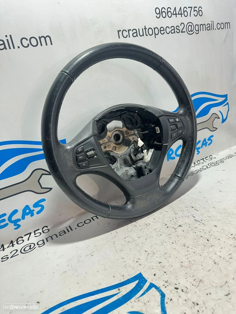 .Volante Pele Comandos Multifunções BMW Serie 1 F20 5 Portas F21 3 Portas Serie 3 F30 Sedan F31 Touring Carrinha F34 GT - 3