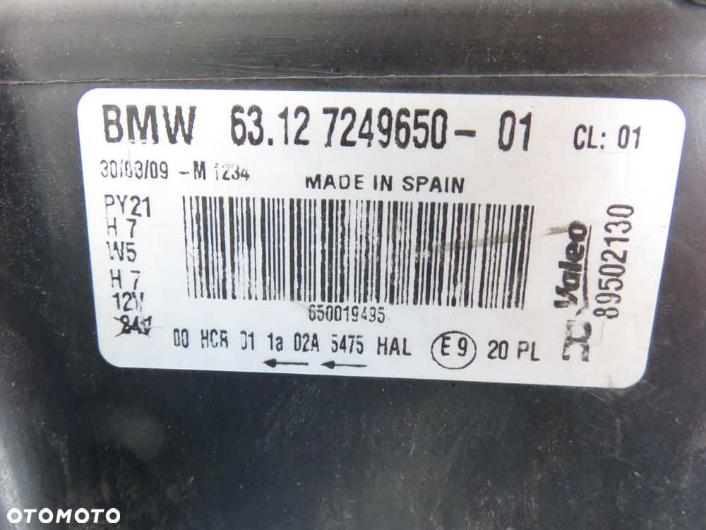 LAMPA PRAWA PRZEDNIA BMW E87 LIFT 63127249650 - 3