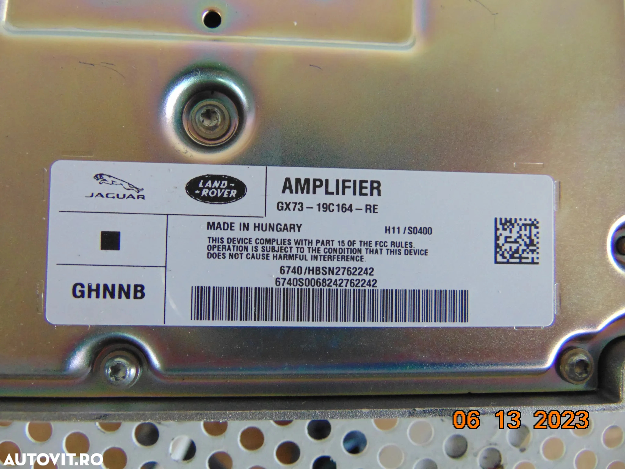 Amplificator radio media Jaguar F Pace XE XF - 2
