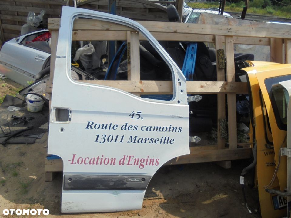 RENAULT MASTER DRZWI PRAWY PRZÓD PRZEDNIE - 1