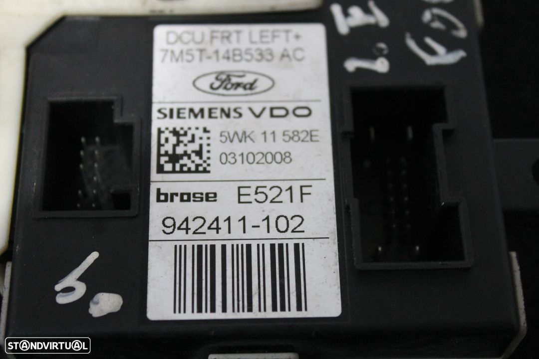 Motor Elevador Vidro Ford Focus de 2009 - 4