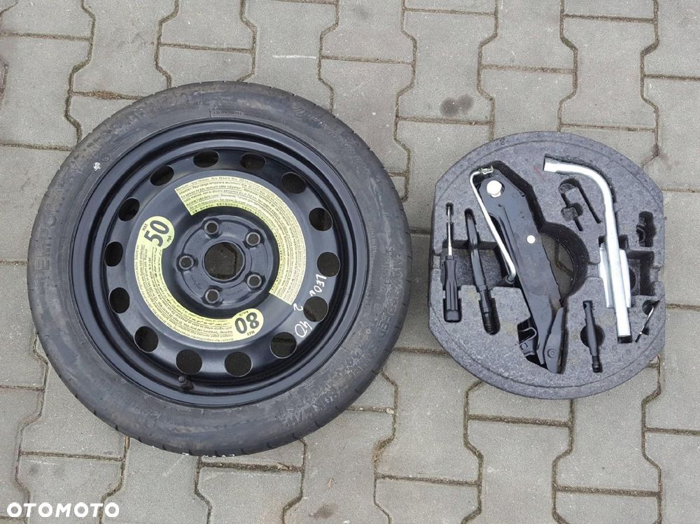 SEAT ALTEA LEON II A3 8P KOŁO DOJAZDOWE 16 5X112 LEWAREK - 1