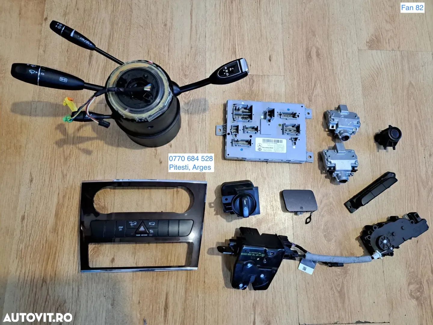 Mercedes SZL Panglica volan Panou butoane avarii ESP DSR Bloc lumini Panou butoane umplere Calculator confort Camera nigt vision Senzor parcare Capac carlig bara Broasca incuietoare haion W221 W164 W169 W245 W205 W253 W251 W216 W447 - 1