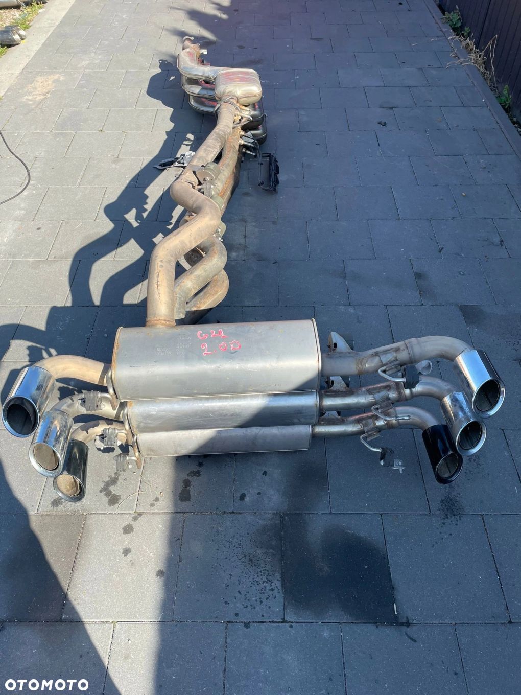 WYDECH TŁUMIK KOŃCOWY UKŁAD WYECHOWY BMW 3 G20 G21 4 G22 G26 2.0 DIESEL - 1