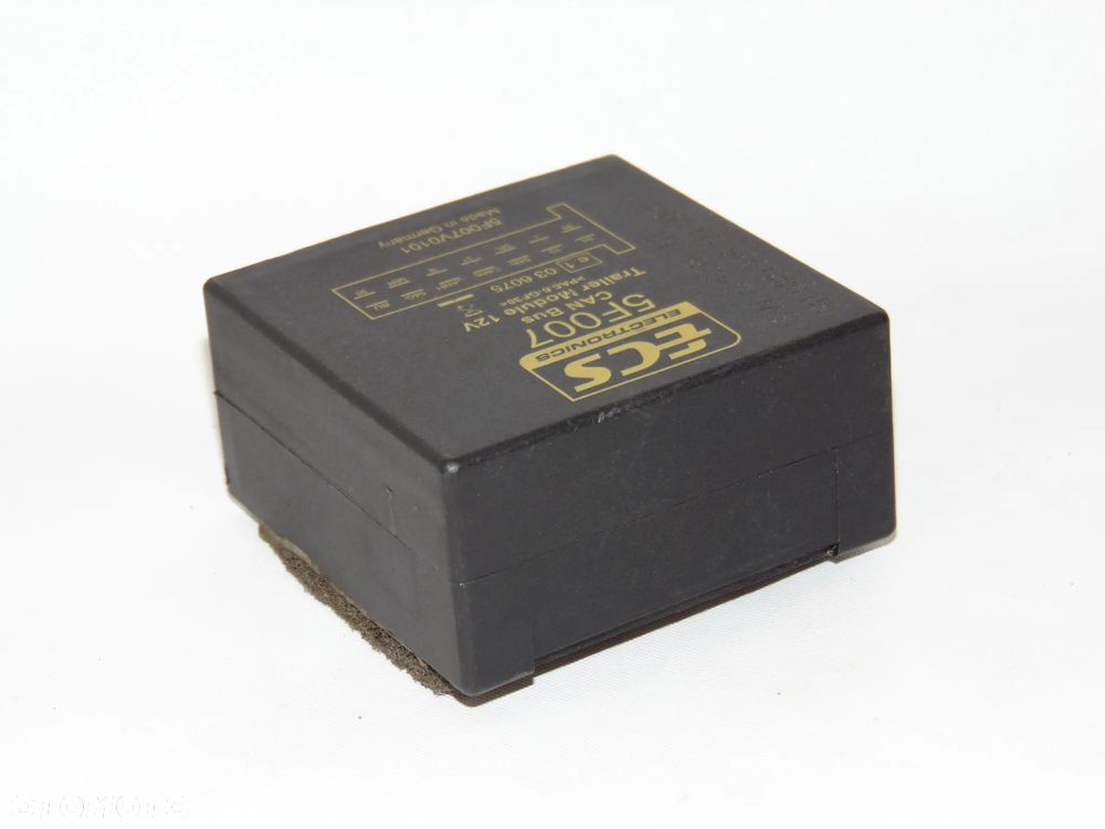 Moduł przekaźnik sterownik świateł haka holowniczego przyczepy ECS Electronics 5F007 5F007V0101 VW Volkswagen Skoda Seat Audi Mercedes Volvo Opel Ford Renault - 7
