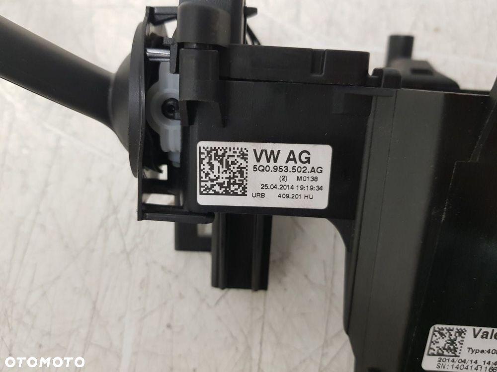 NOWA ORYGINALNA MANETKA PRZEŁĄCZNIKI ZESPOLONE VW SEAT SKODA AUDI 5Q0953502AG - 4