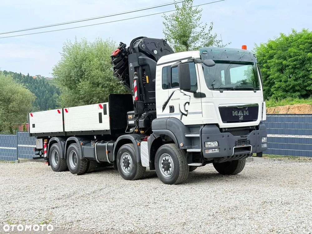 MAN * MAN 41.440 TGS * 8x6 * HDS Kran Hiab 855 E-8 HIPRO * 20 M * Energetyka * Sprowadzony * - 37