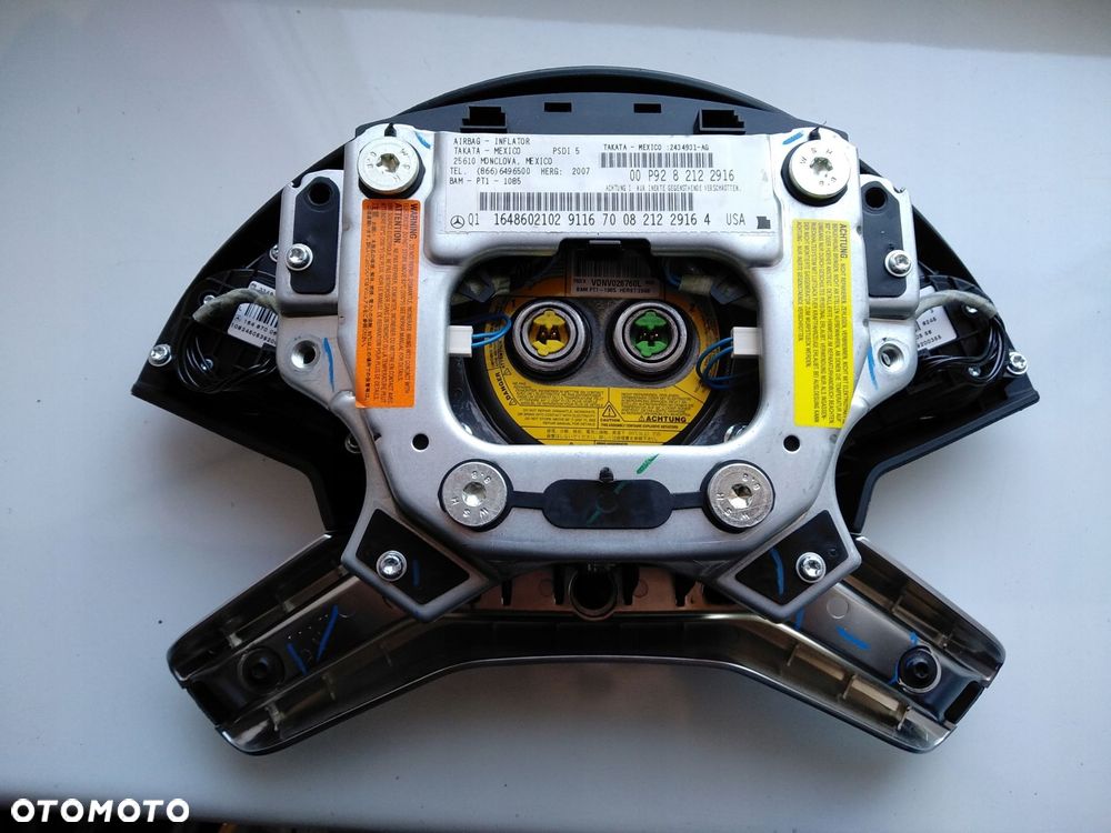 airbag poduszka kierowcy mercedes ml w164 lift - 6
