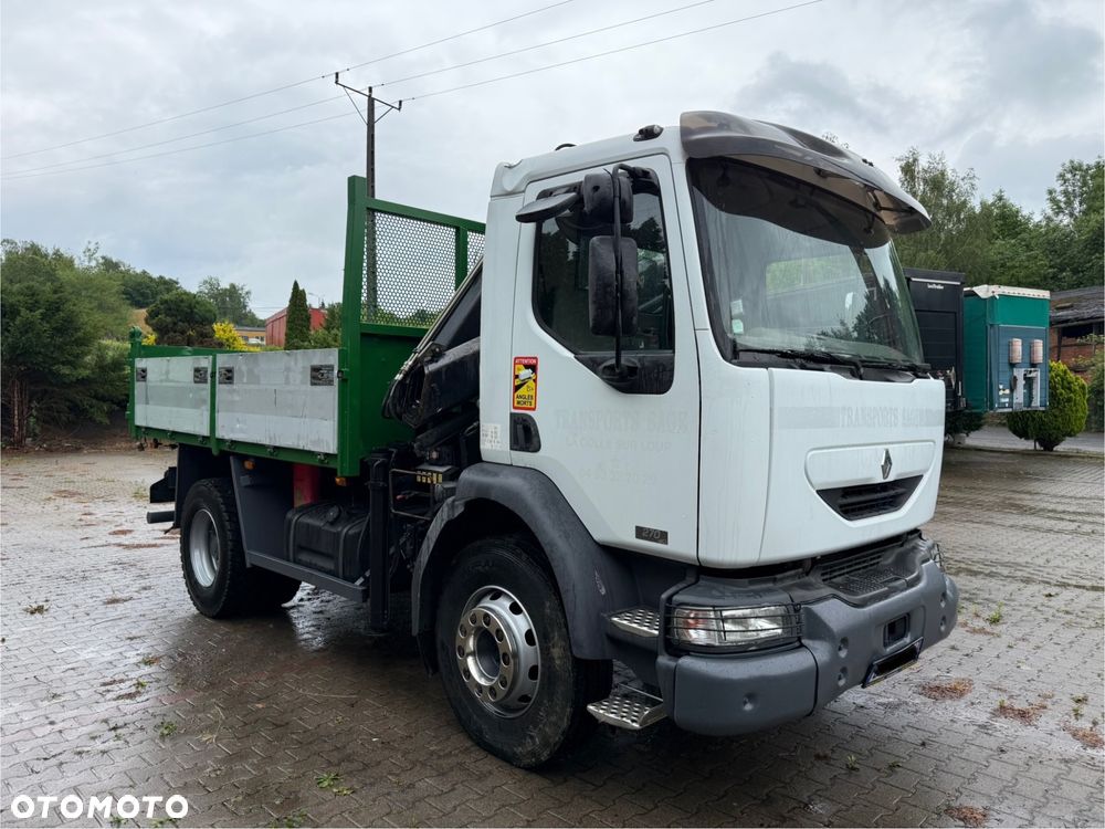 Renault MIDLUM 270 DCI* DMC 16T* WYWROTKA 3,7m* HIAB 085 EVOLUTEK* DŹWIG 3,8T* MOST GÓRSKI* BLOKADA* KLIMA* 85% OPONY* STAN BDB* Z FRANCJI* - 14