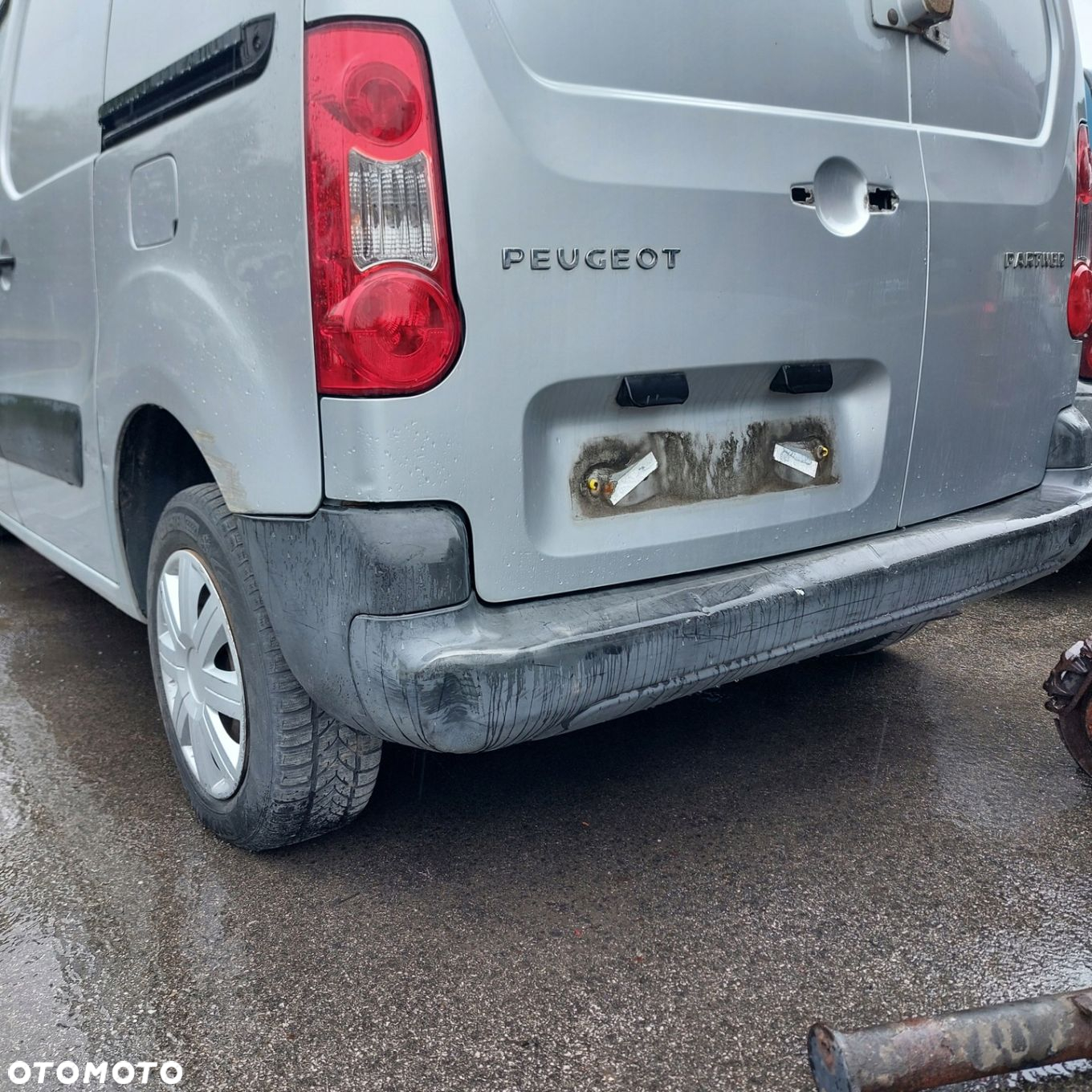 PEUGEOT PARTNER II  08-12  zderzak tył - 2