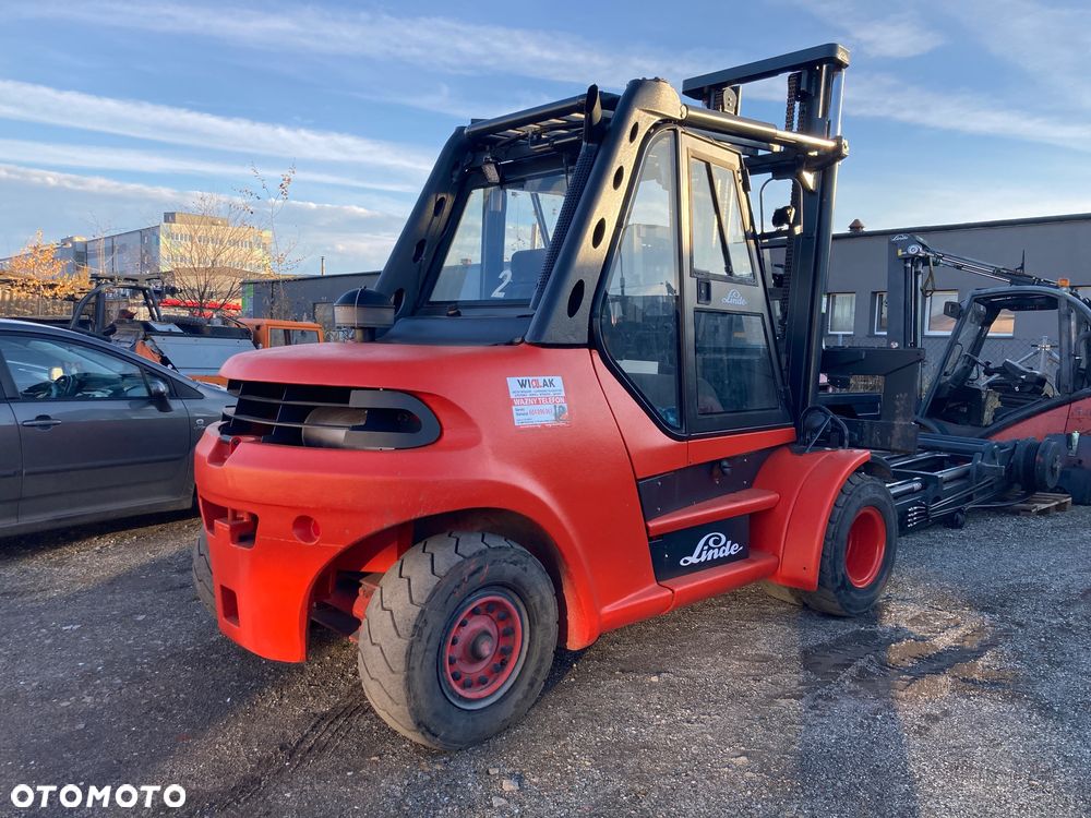 Linde [1998] WÓZEK WIDŁOWY LINDE H80D-900 DIESEL 8ton/900 - 4