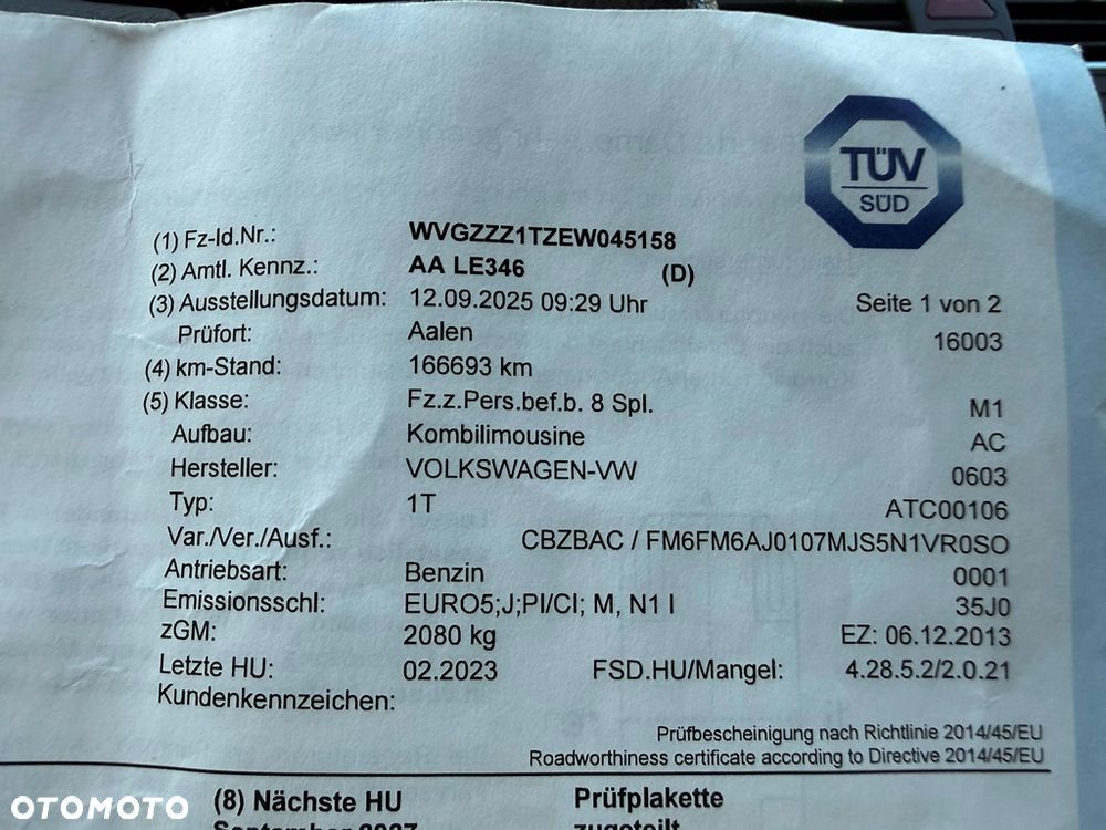 Volkswagen Touran 1.2 TSI BlueMotion Technology Life - 37