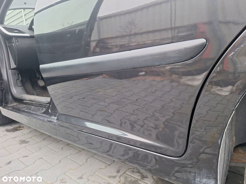 DRZWI KOMPLETNE LEWY TYŁ PEUGEOT 207 06-09r  EXL HB 5D - 5