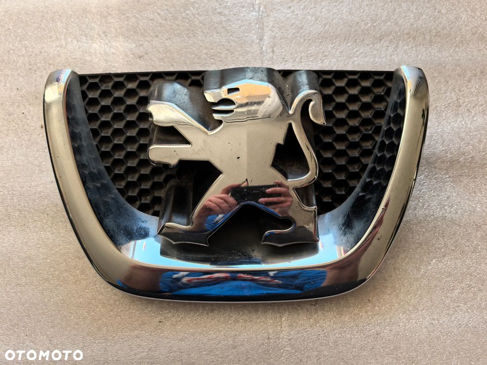 Peugeot 207 lift Grill atrapa chłodnicy Emblemat przód znaczek logo 9649670480 - 1