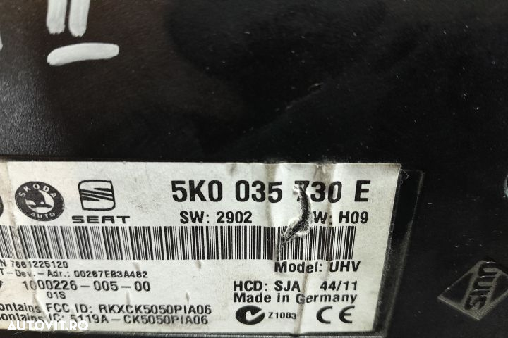 Modul Bluetooth 5K0035730E 5K0035730E Skoda Octavia 2 [facelift] [200 - 2