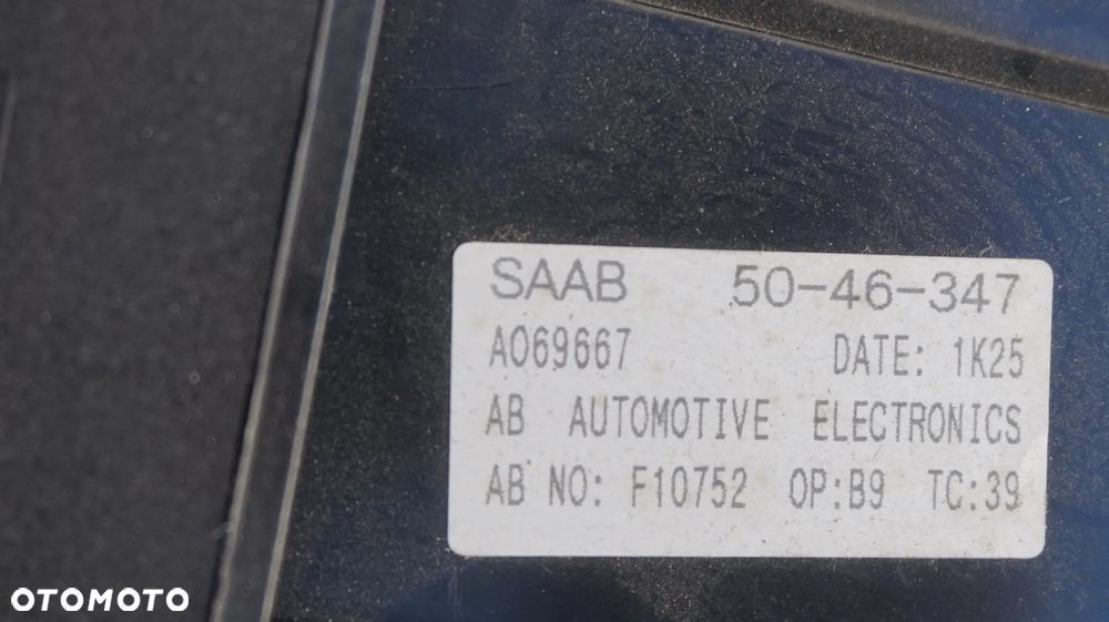 Saab 9-5 2.3 turbo 250 KM  AERO B235R  panel sterowania nawiewu wyswietlacz ekran 5046347 - 4