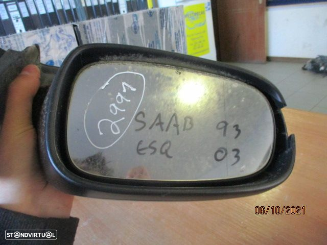 Espelho 12796423 SAAB 93 2003 ESQ 5 PINOS - 2