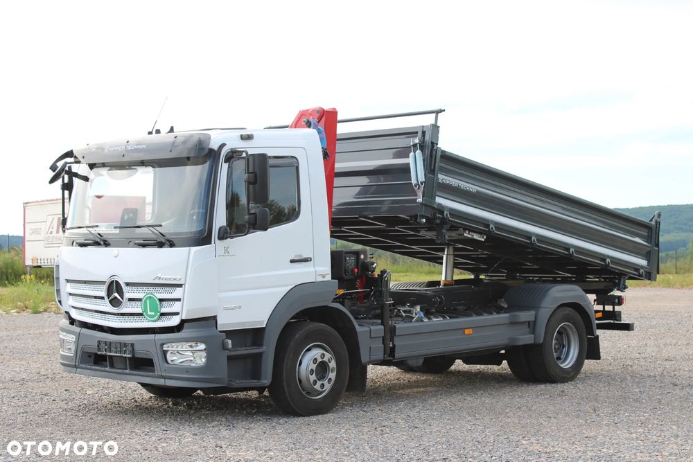Mercedes-Benz Atego 1524 Nowy 3-stronny Wywrot Kiper Wywrotka Nowy żuraw HDS HMF 810 K2 Fassi Palfinger Hiab DN HC TGL TGM Midlum Eurocargo LF FL - 14