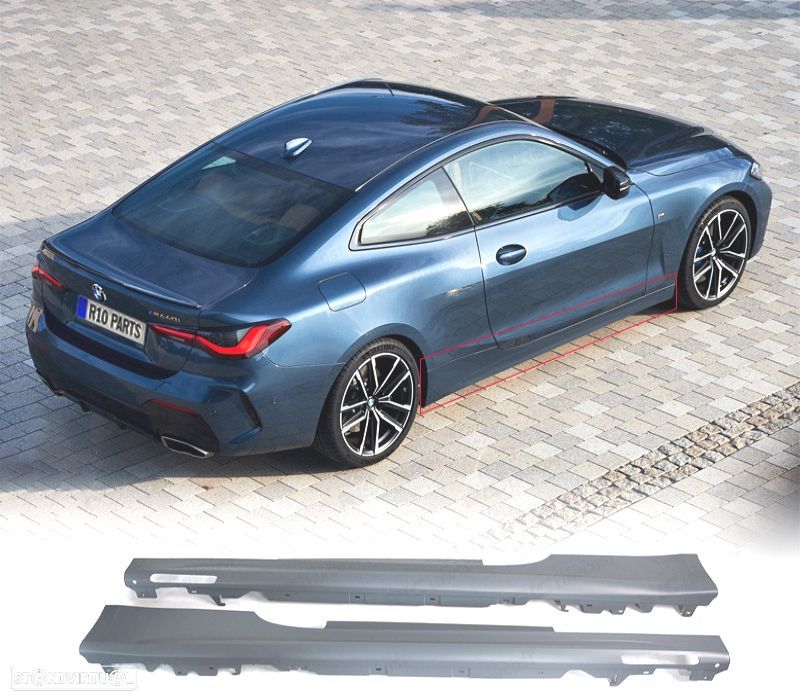 EMBALADEIRAS BMW G22 G23 20-24 LOOK M COM LUZ AMBIENTE - 1