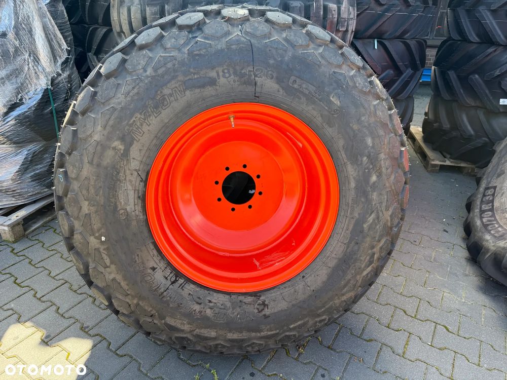 FV23% Nowa Opona 18.4-26 ALLIANCE N.D TRACTOR NYLON odpowiednik 480/80R26 Opona + Felga Kubota Koła - 2