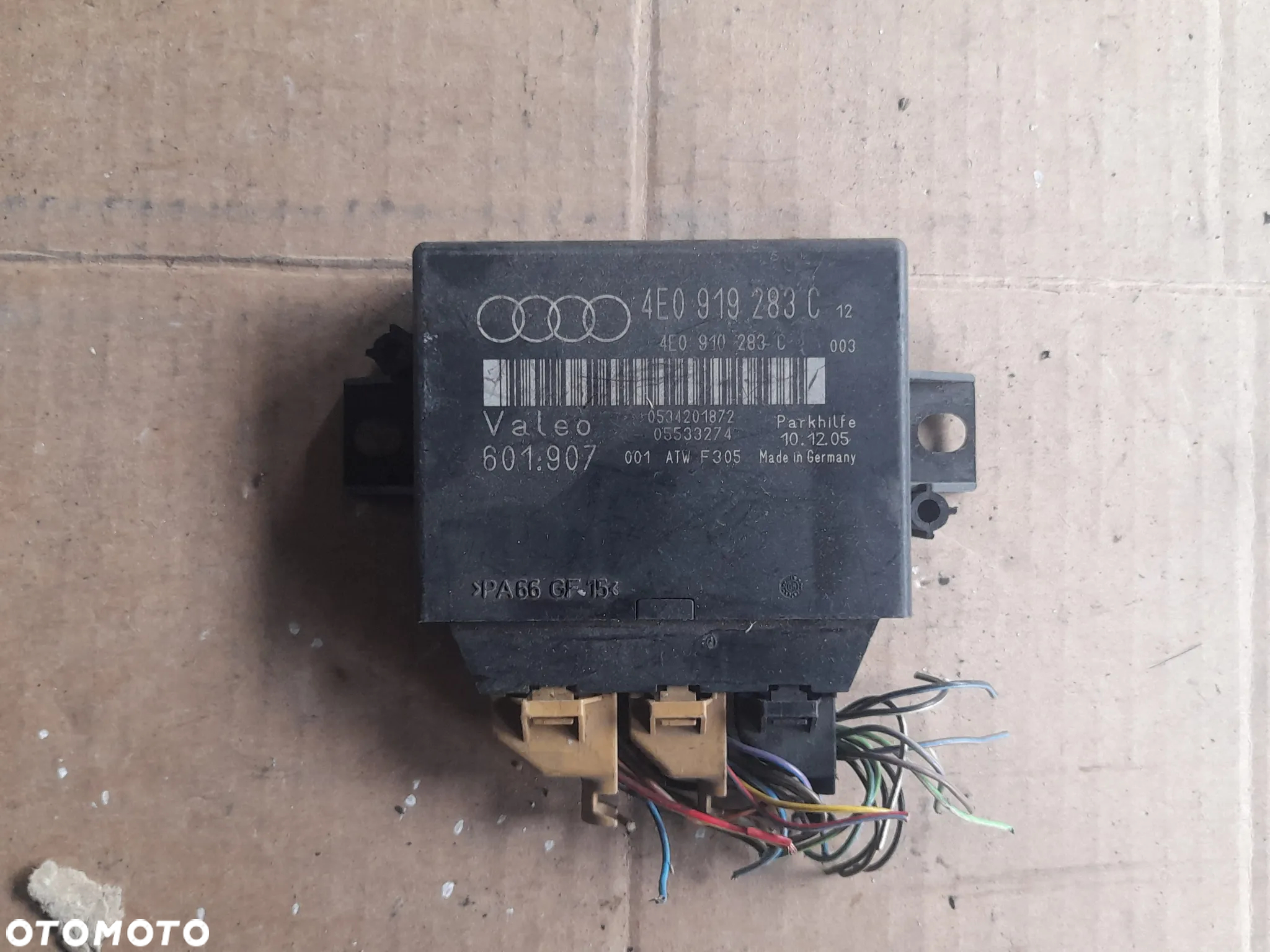 Sterownik parkowania moduł PDC Audi A8 D3 4E0919283C - 2