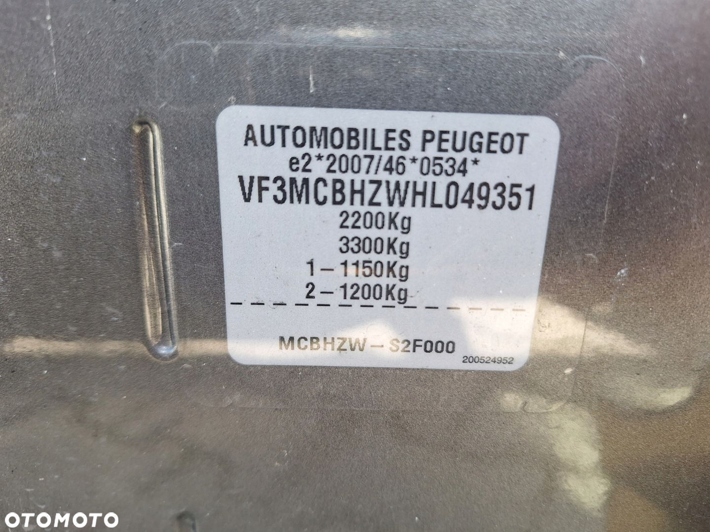 PEUGEOT 5008 II 2 FOTEL SIEDZENIE II RZĄD PRAWY TYŁ TYLNY - 8