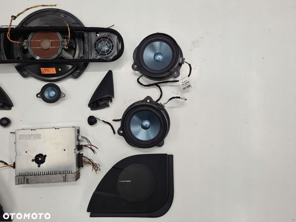 MERCEDES W219 GŁOŚNIKI NAGŁOŚNIENIE HARMAN/KARDON - 3