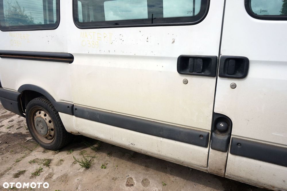 DRZWI TYLNE PRAWE MASTER II LIFT O389 BOCZNE PRZESUWNE  BIAŁY RENAULT 2003-2010 - 2