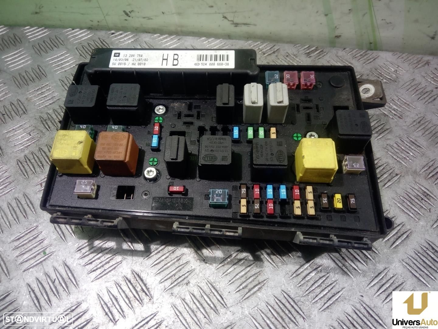 CAIXA RELÉS / FUSÍVEIS OPEL ASTRA H BREAK FAMILIAR 2006 -5DK00866838 - 4