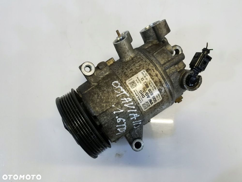 SPRĘŻARKA KLIMATYZACJI SKODA OCTAVIA III 1.6 TDI 5Q0820803D - 2