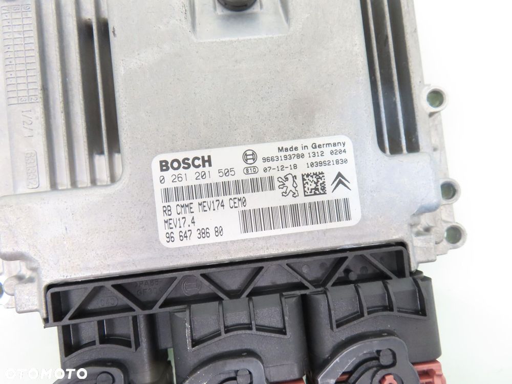 STEROWNIK PEUGEOT 308 1.4 16V VTI 0261201505 9664738680 - 4