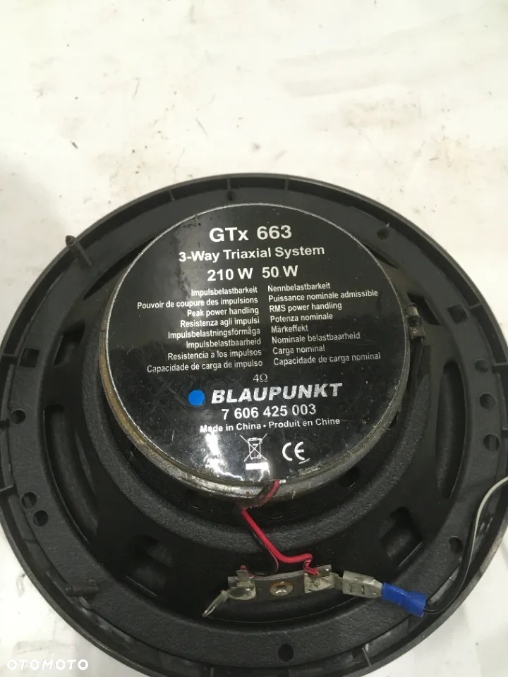 Głośniki BLAUPUNKT 120W 40W GTx 663 2 sztuki - 3