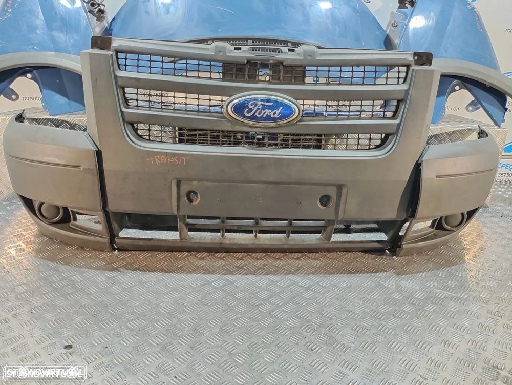 Frente Completa Ford Transit FA_ Van - 2006 / 2014 - Capot | Capo | Parachoque | Parachoques | Guarda Lamas | Lama | Otica | Oticas | Radiador | Ventilador | Fibra | Reforço | Original | P6C1116612AP | 2454107 | 6C1117K819B | 1370602 | 1561051 - 7