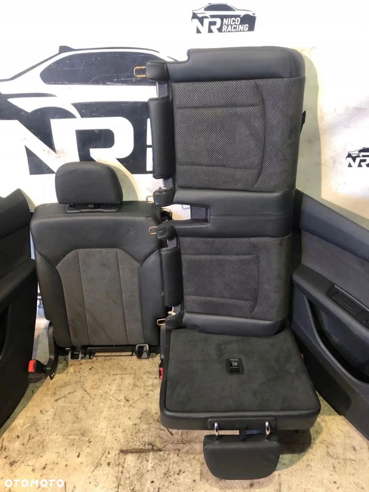 FOTELE TAPICERKA AUDI Q7 4M 7-OS GRZANE S-LINE - 12