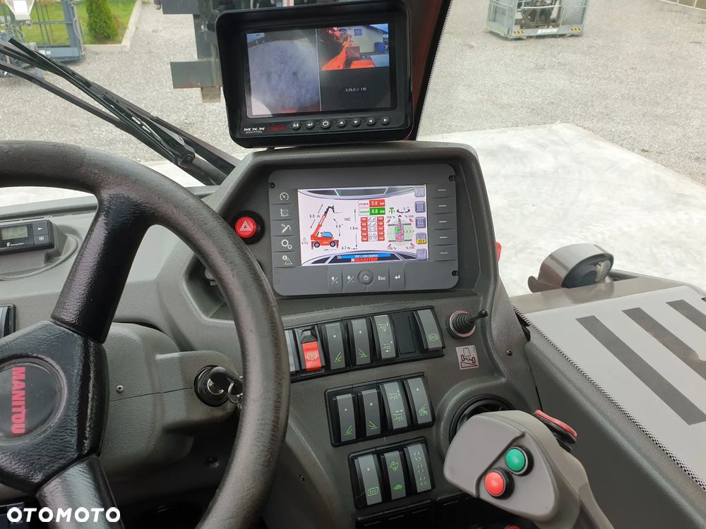 Manitou MRT Roto 2150+Privilege kosz/wciągarka/widły/pilot sprowadzona piękny stan - 13