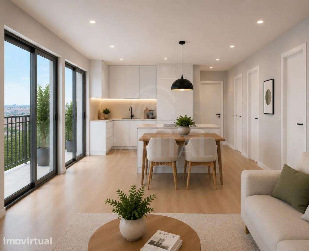 Apartamento moderno a estrear com excelente exposição solar, varanda e - Grande imagem: 2/21