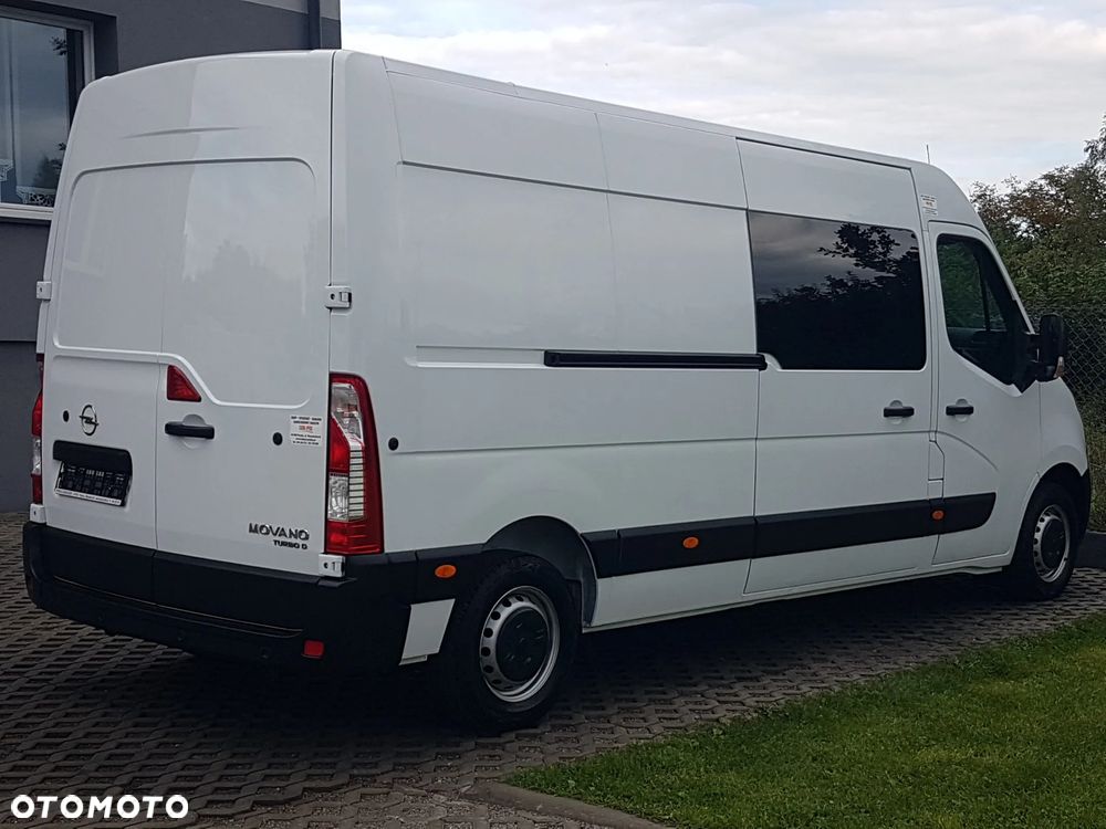 Opel MOVANO 7 OSÓB L3H2 BRYGADÓWKA DŁUGI WYSOKI KLIMA TEMPOMAT KRAJOWY - 4