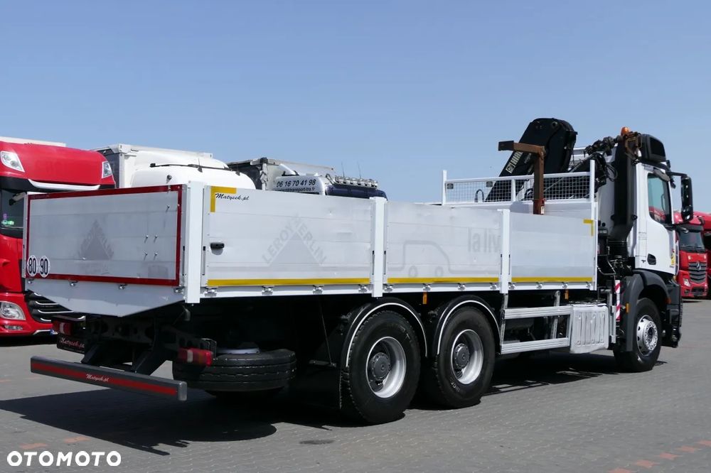 Mercedes-Benz AROCS 2633 / 6X4 / SKRZYNIA 6,55 M + HDS HIAB 144 / STEROWANIE RADIOWE / ROTATOR / WIDŁY - 13