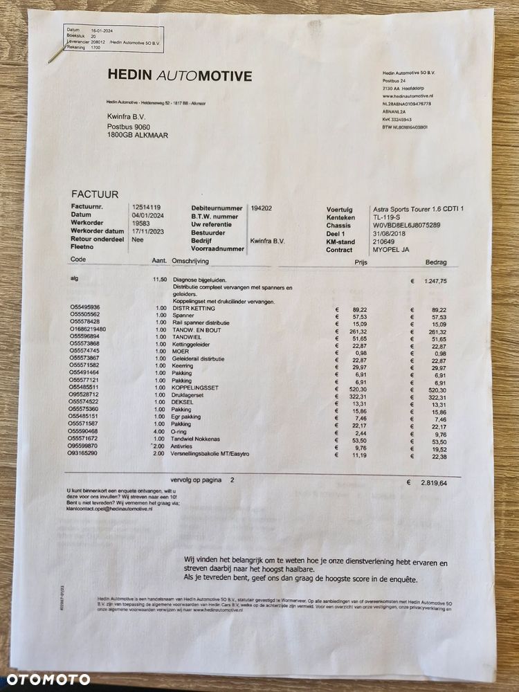 Opel Astra 1.6 CDTI DPF ecoFLEX TourerStart/Stop Edition - 11